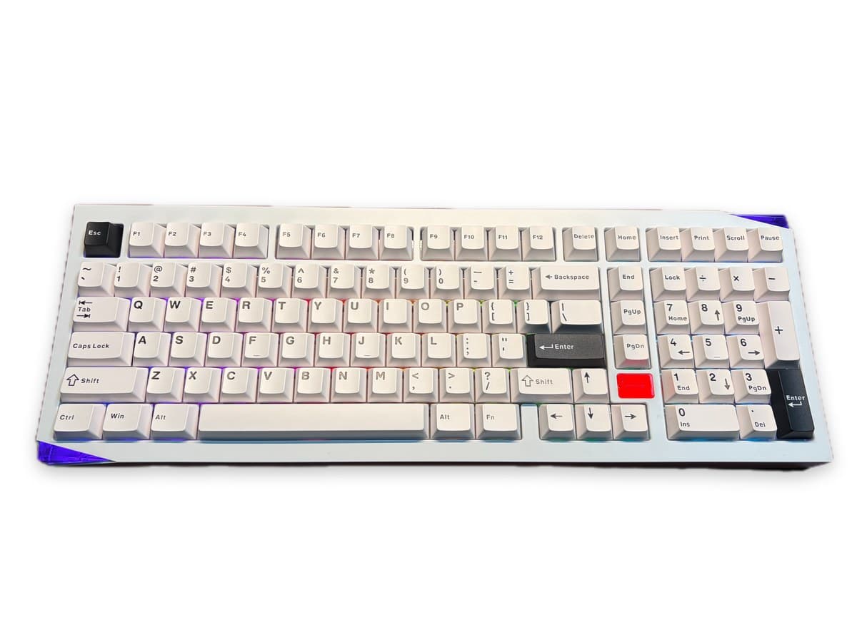 Akko Mineral 02 with purple RGB underglow